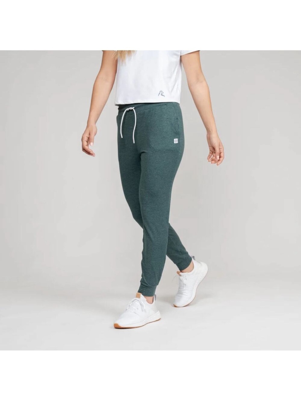 RHOBACK Tempo Performance Jogger Heather Ponderosa Green Sz M